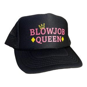 Blowjob Queen hat funny bachelorette party gag gift novelty humor hat snapback